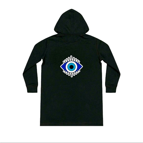 Tops - Hoodie Dress | evil eye | sweatshirt | women’s clothing | long sleeve